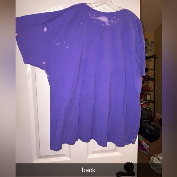 One of a Kind, Hand Bleached Tee - Picture 3 of 3